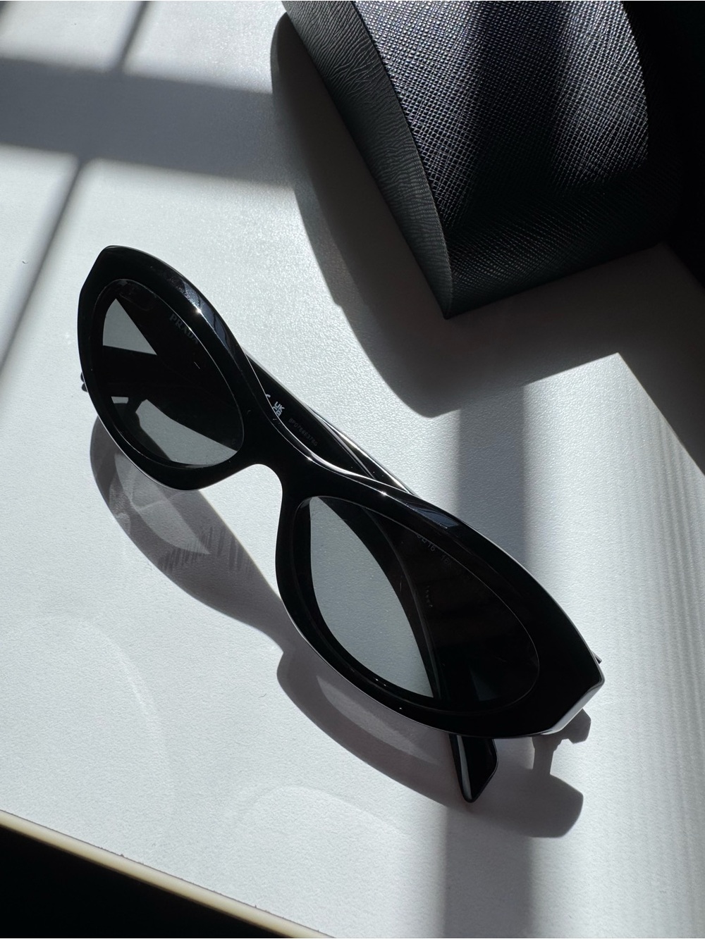 Prada Black Sunglasses with original box and glasses container - Picture 3 of 7